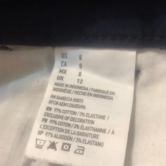 Navy blue AE midi short - Picture 3 of 4